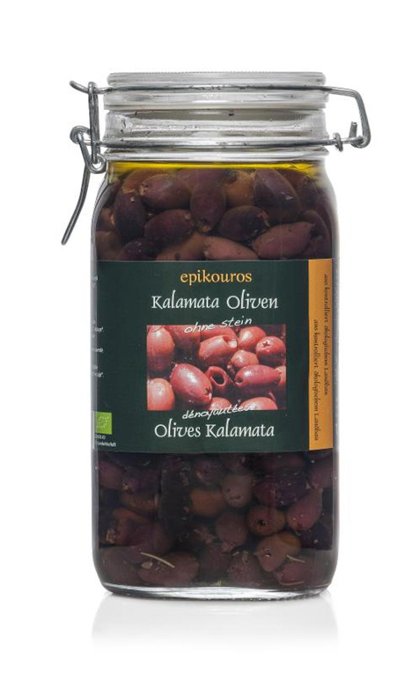 Produktfoto zu Kalamata Oliven ohne Stein 1,5kg Epikouros
