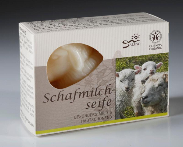 Produktfoto zu Schafmilchseife Schaf 85g Saling