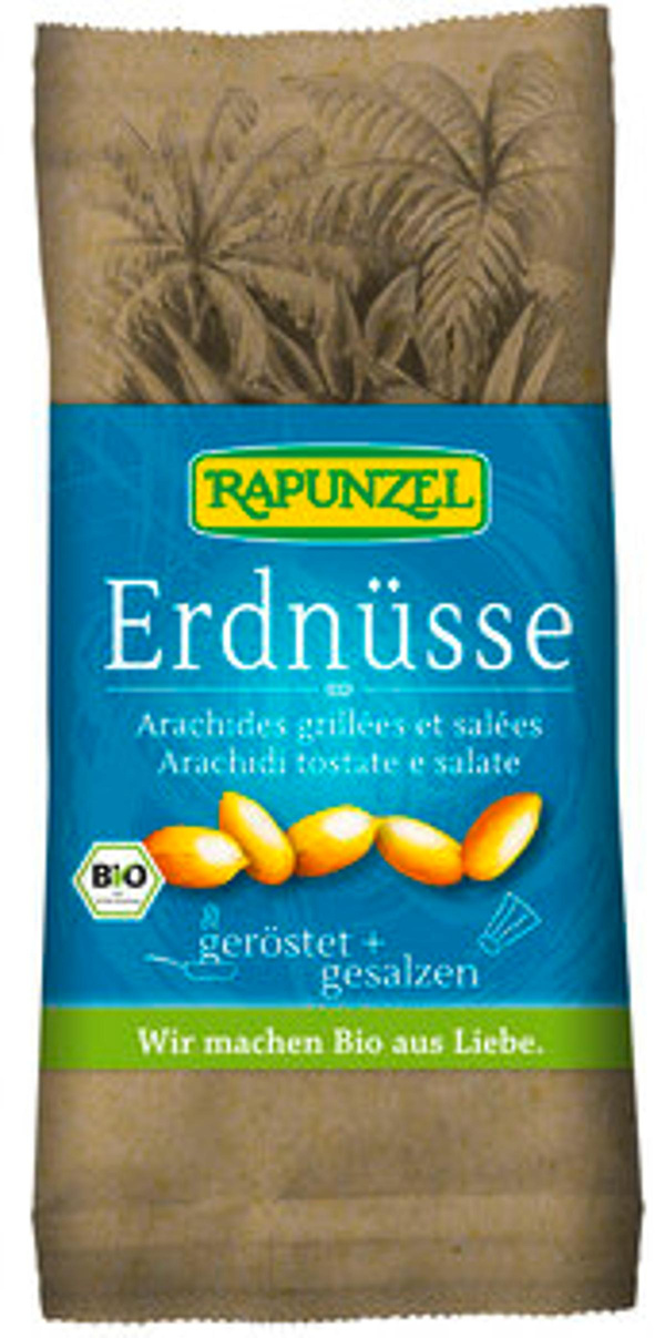 Produktfoto zu Erdnüsse geröstet & gesalzen 75g Rapunzel