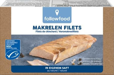 Produktfoto zu Makrelen Filets in Rapsöl 125g Followfood