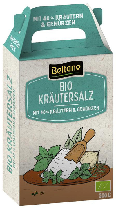 Produktfoto zu Kräutersalz Nachfüllpackung 300g Beltane