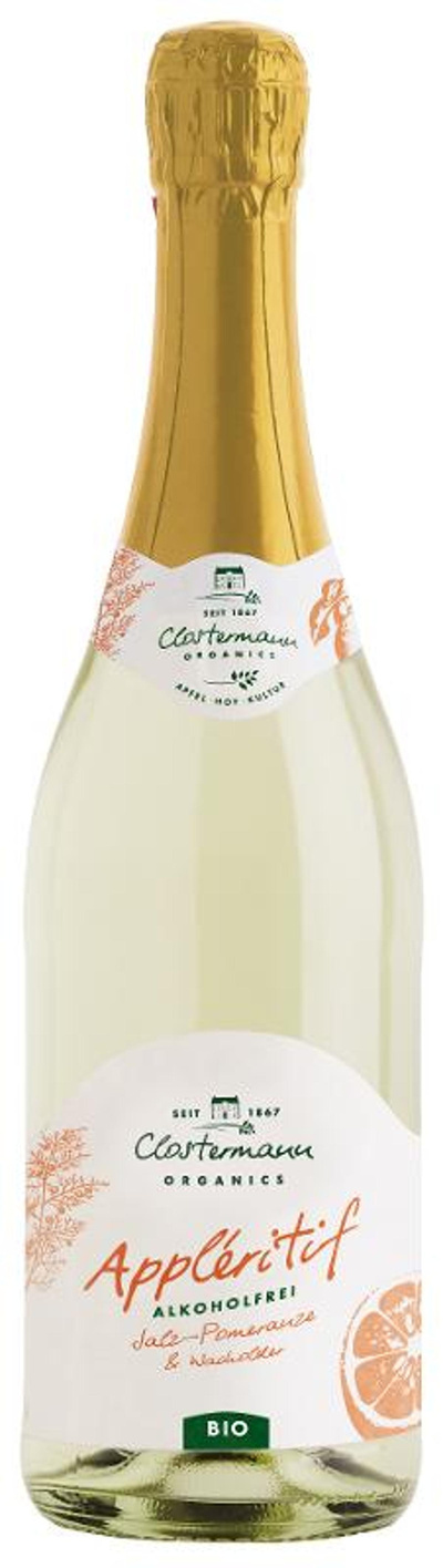 Produktfoto zu Appleritif Apfel Salz-Pomeranze & Wacholder 0,75l Clostermann