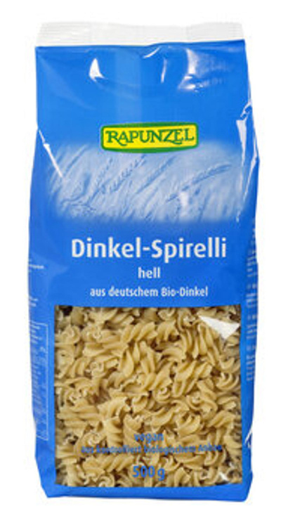 Produktfoto zu Dinkel-Spirelli hell 500g Rapunzel
