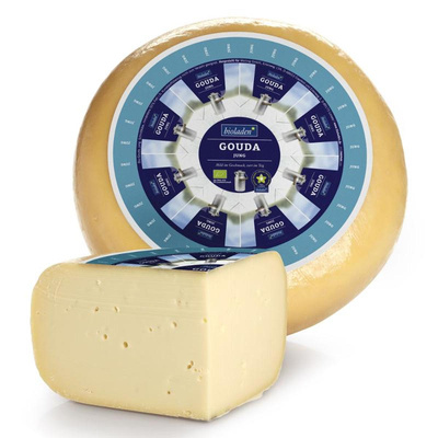 Produktfoto zu Gouda jung 50% ganzer Laib ca. 4,2 kg bioladen
