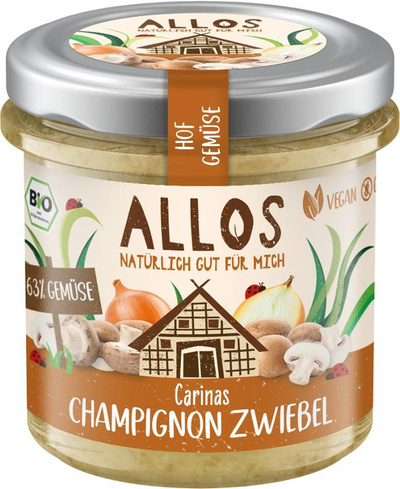 Produktfoto zu VPE Hofgemüse Carinas Champignon Zwiebel 135g Allos