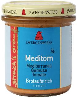 Produktfoto zu VPE Brotaufstrich streich`s drauf "Meditom" 6x160g Zwergenwiese