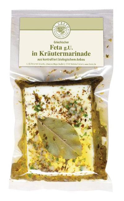 Produktfoto zu Original Griechischer Feta mariniert 43% 175 g Il Cesto