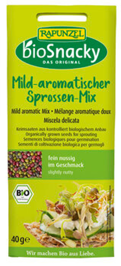 Produktfoto zu Keimsaat mild aromatischer Sprossen Mix bioSnacky Rapunzel