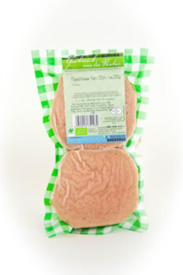 Produktfoto zu Fleischkäse fein 200g (2 Stück) Bakenhus