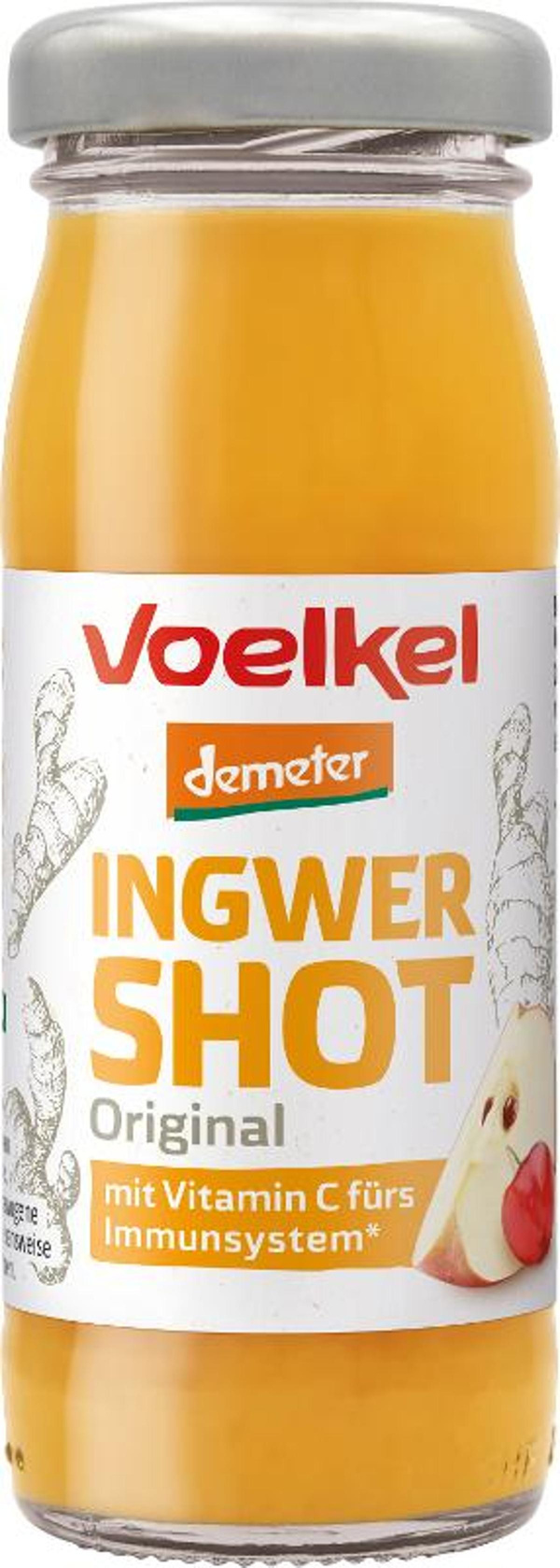 Produktfoto zu Shot Ingwer 95ml Voelkel