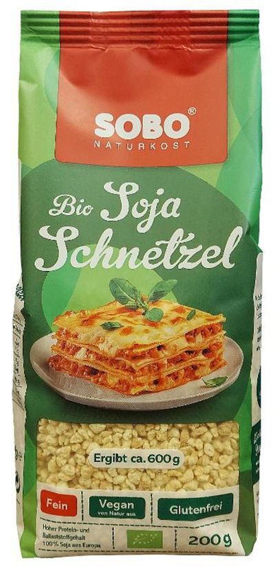 Produktfoto zu Soja-Schnetzel fein 200g SOBO Naturkost