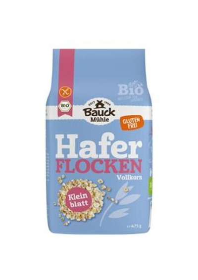 Produktfoto zu VPE Haferflocken Kleinblatt 6x475g glutenfrei  Bauck Mühle