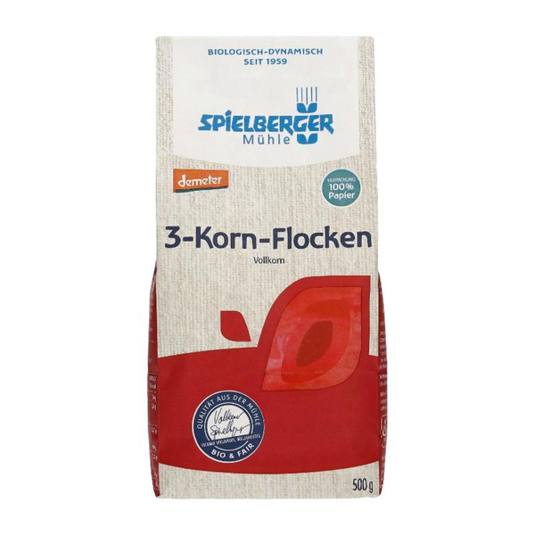 Produktfoto zu 3 Korn Flocken 500g Spielberger