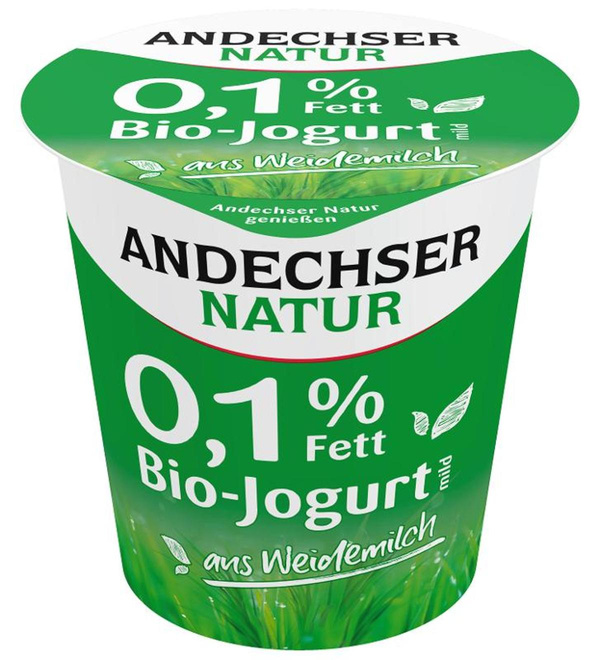 Produktfoto zu Joghurt mild Fit 0,1% 150g Andechser Natur