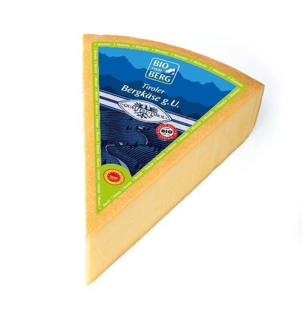 Produktfoto zu Tiroler Bergkäse 50% ca. 200g Bio vom Berg