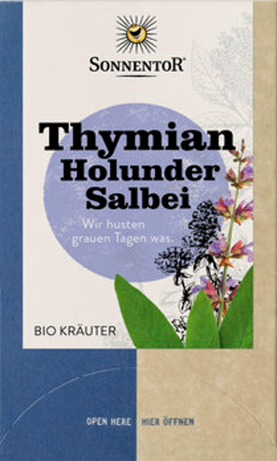 Produktfoto zu Thymian Holunder Salbei 18 TB Sonnentor
