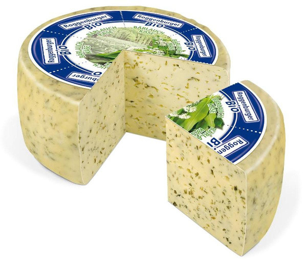 Produktfoto zu Roggenburger Bärlauchkäse 50% Landkäserei Herzog