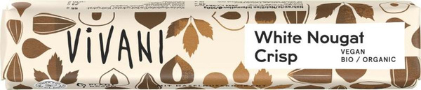 Produktfoto zu Schokoriegel White Nougat Crisp 35 g Vivani