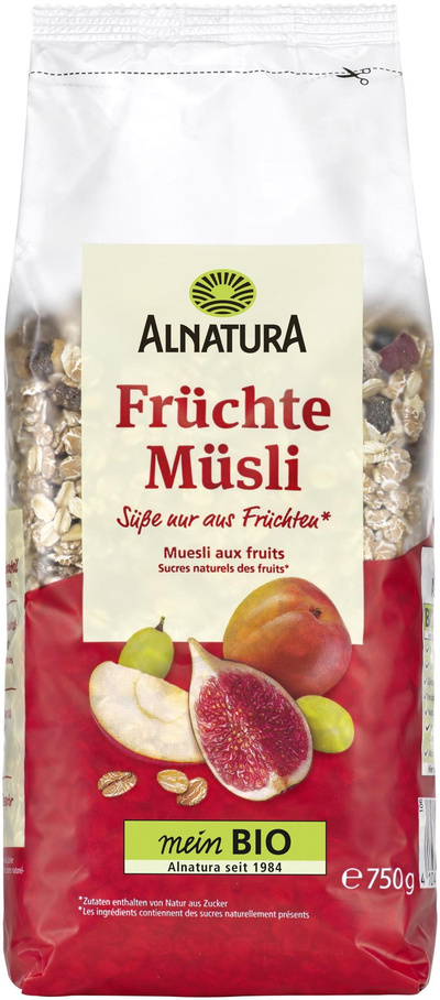 Produktfoto zu Früchte Müsli 750g Alnatura