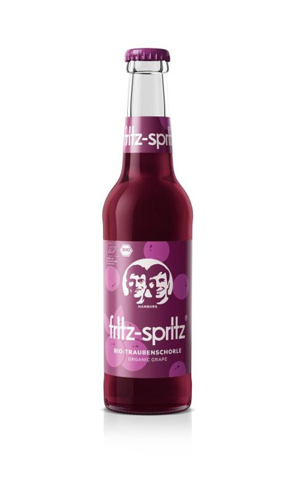 Produktfoto zu VPE Fritz Bio Traubensaftschorle 24x0,33l fritz-kola GmbH
