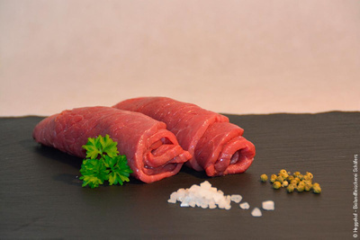 Produktfoto zu Büffelrouladen à ca. 300g  Fleischerei Schäfers