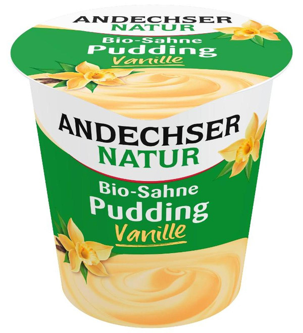 Produktfoto zu VPE Sahnepudding Vanille 10x150g Andechser
