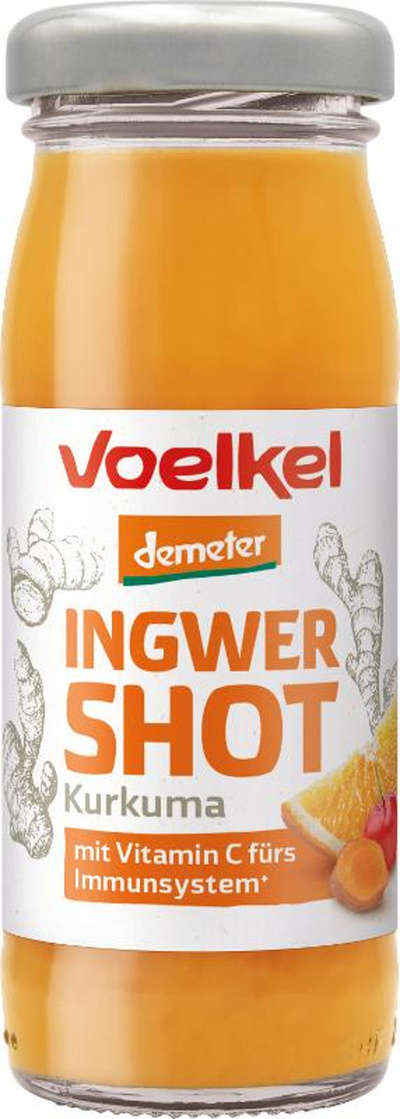 Produktfoto zu VPE Shot Ingwer & Kurkuma 8x95 ml Voelkel