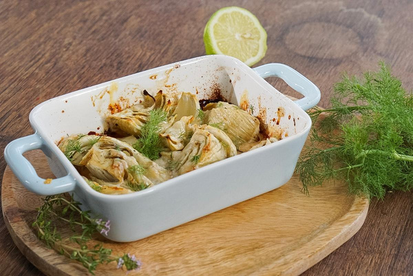 Produktfoto zu Rezept der Woche "Ofen Fenchel"