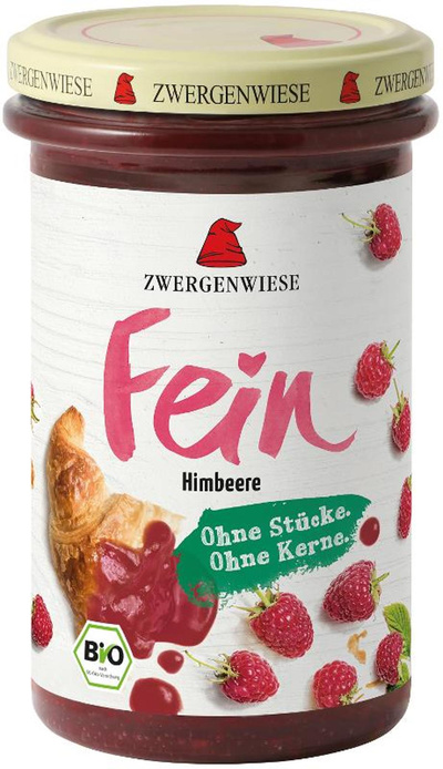 Produktfoto zu Fruchtaufstrich Fein Himbeere 280g Zwergenwiese