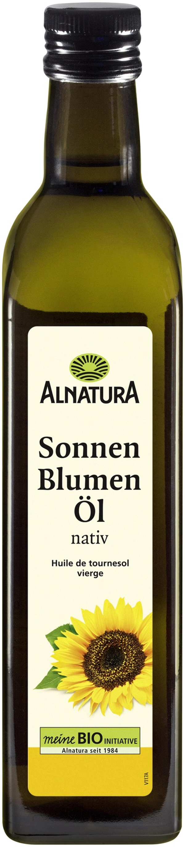 Produktfoto zu Sonnenblumenöl nativ 500 ml Alnatura