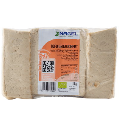 Produktfoto zu Tofu Geräuchert 1 kg Nagel Tofu