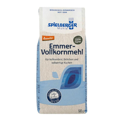 Produktfoto zu Emmervollkornmehl 500g Spielberger