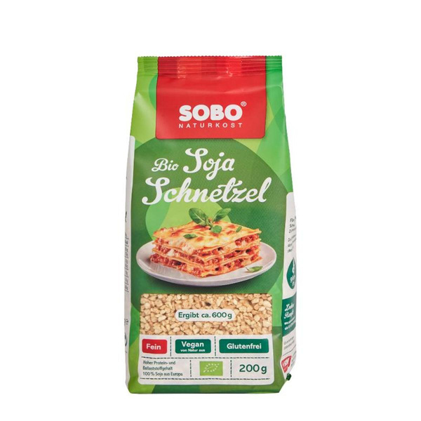 Produktfoto zu Soja-Schnetzel fein 200g SOBO Naturkost