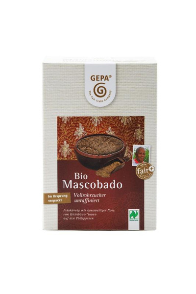 Produktfoto zu VPE Mascobado Zucker unraffinierter Vollrohrzucker 5x500g GEPA
