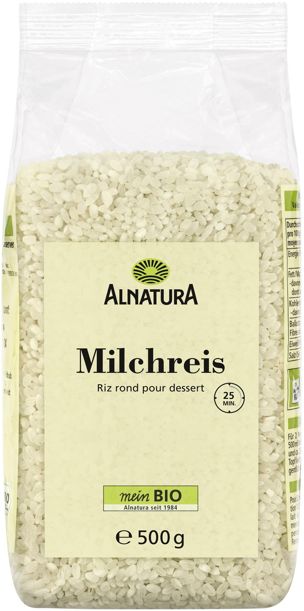 Produktfoto zu Milchreis 500g Alnatura