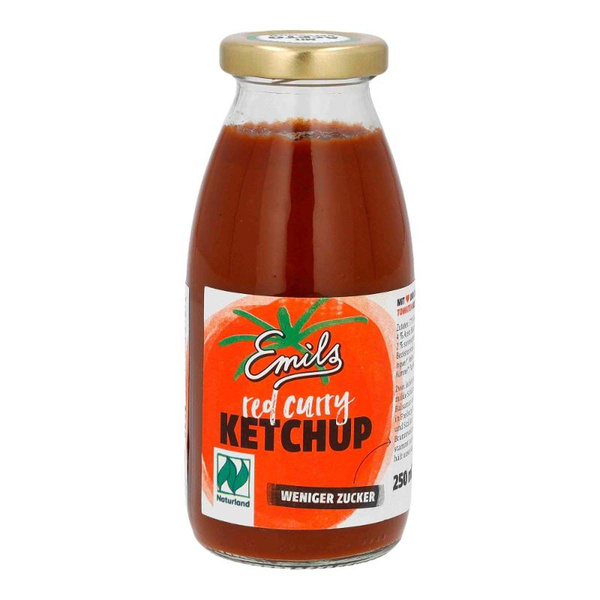 Produktfoto zu Redcurry Ketchup 250 ml Emils Bio-Manufaktur