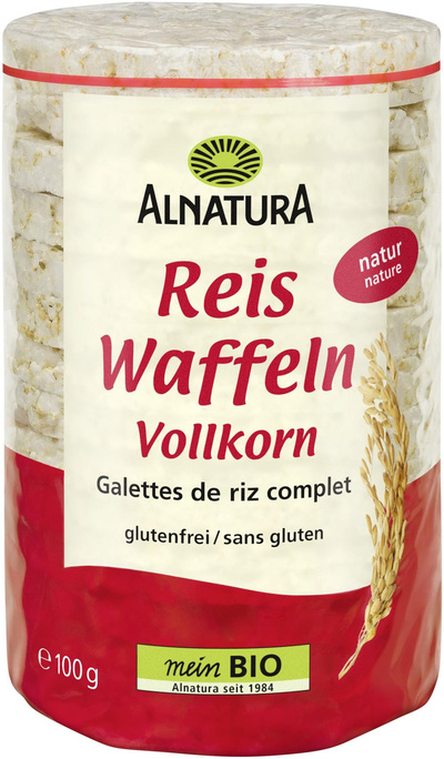 Produktfoto zu Reiswaffeln ohne Salz 100g Alnatura