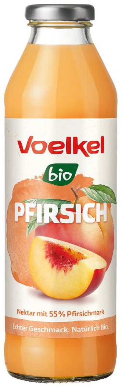 Produktfoto zu Pfirsich Nektar 0,5l Voelkel
