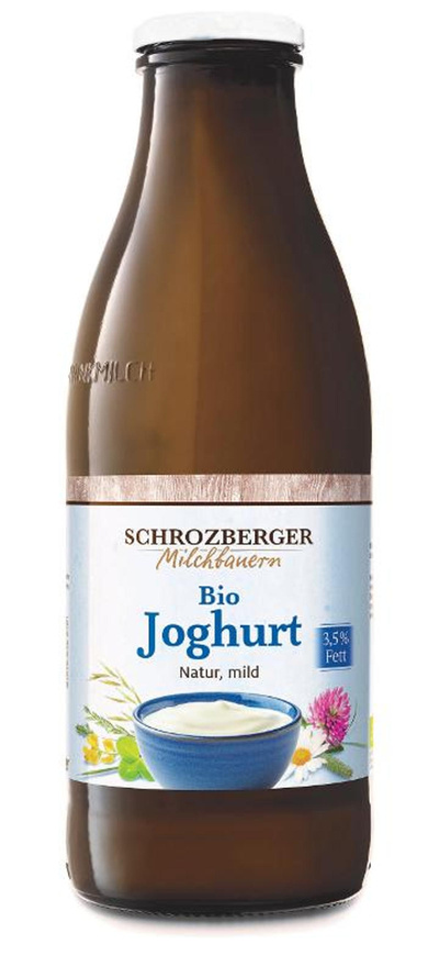 Produktfoto zu Joghurt Natur mild 3,5% 1l Schrozberger Milchbauern