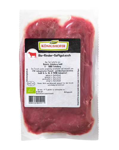 Produktfoto zu Rinder-Saftgulasch 400g Königshofer