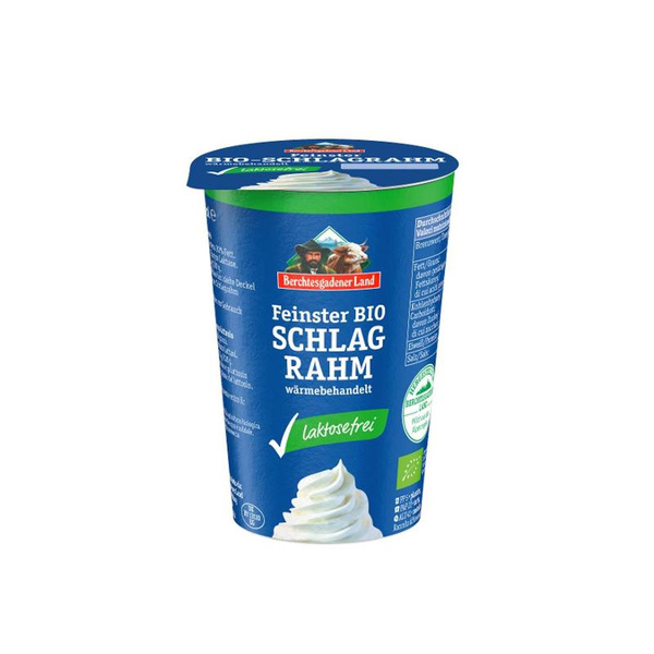 Produktfoto zu Schlagsahne laktosefrei 30% 200g Berchtesgadener Land