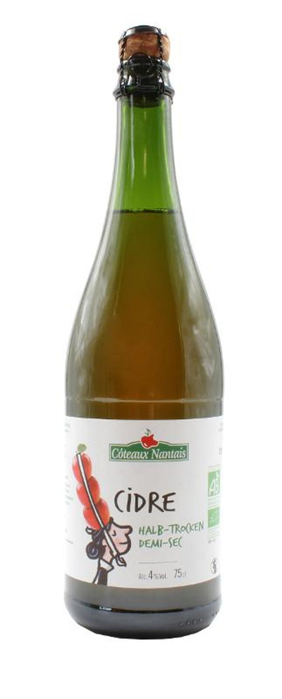 Produktfoto zu Cidre habtrocken bouché 0,75l Côteaux Nantais