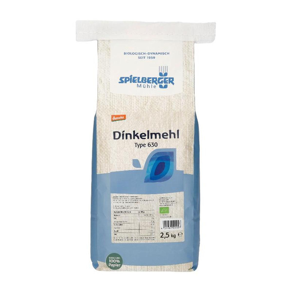 Produktfoto zu Dinkelmehl Type 630 2,5kg Spielberger