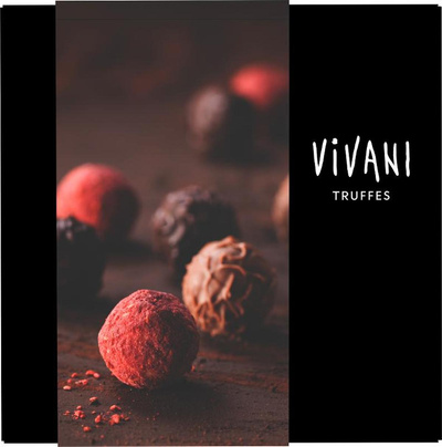 Produktfoto zu Trüffel Pralinen Mischung in 3 Sorten 100g Vivani
