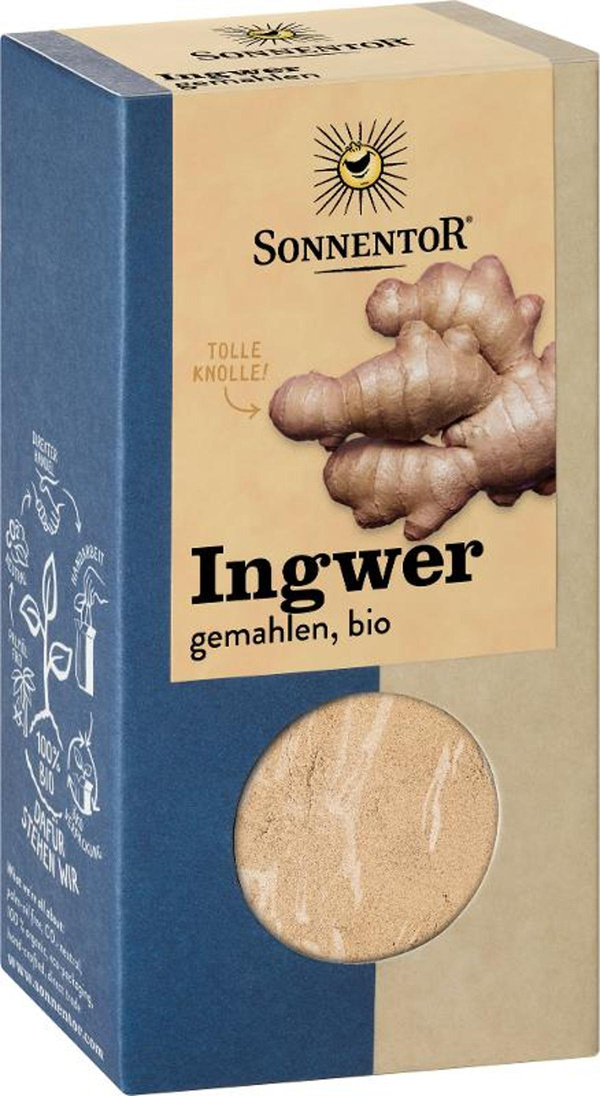 Produktfoto zu Ingwer gemahlen 30g Sonnentor