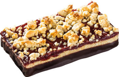 Produktfoto zu Pflaumencrumble Schnitte 75g Rosengarten
