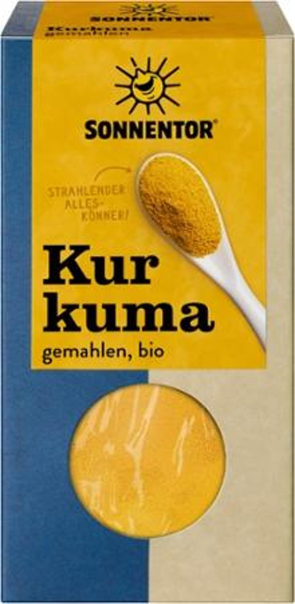 Produktfoto zu Kurkuma gemahlen 40g Sonnentor