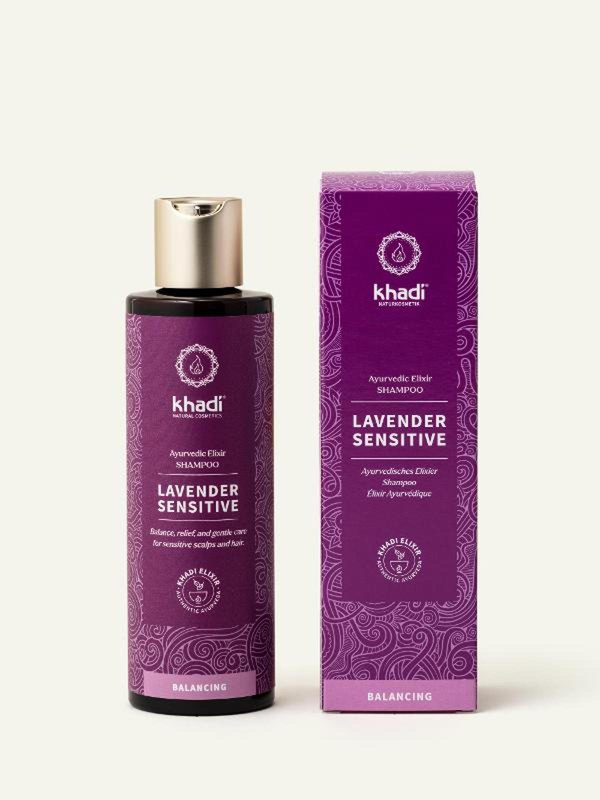 Produktfoto zu Shampoo Lavender Sensitive 200ml Khadi