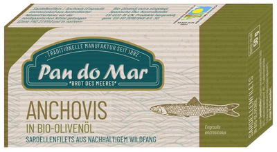 Produktfoto zu Sardellenfilets in Olivenöl 50g Pan do Mar
