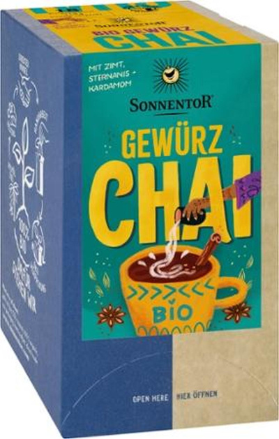 Produktfoto zu Gewürz Chai 18 TB Sonnentor